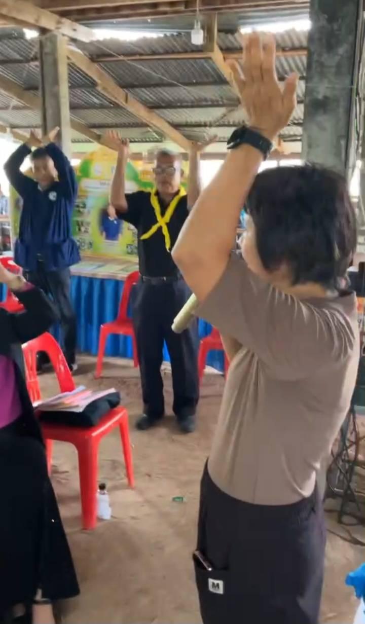 การฝึกอบรมการดูแลสุขภาพด้วยศาสต์การแพทย์แผนไทย จังหวัดกาฬสินธุ์